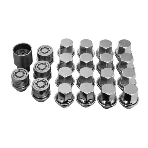 Replacement Wheel Nut Package with Locking Nuts Chrysler 300C (M14x1.5 Thread)
