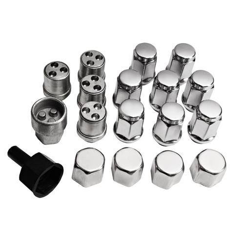 Replacement Wheel Nut Package with Locking Nuts Citroen Visa (3 nut) (from 1979 to 1986)