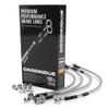 Goodridge Stainless Braided Brake Hose Kit to fit Ford SportKa 1.6 (from 2003 to 2006)