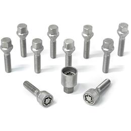 H&R Full Axle Wheel Bolt Set - 24mm M12x1.5, 60° seat, 17mm hex