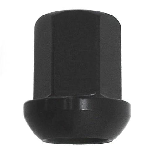 H&R Replacement Wheel Nut Set - M14x1.5, R14 seat, Black, 19mm hex, 32mm long