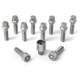 H&R Full Axle Wheel Bolt Set - 28mm M14x1.5, 60° seat, 17mm hex