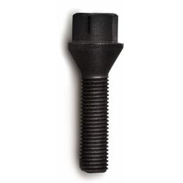 H&R Replacement Wheel Bolt Set - 24mm M12x1.5, 60° seat, Black, 17mm hex