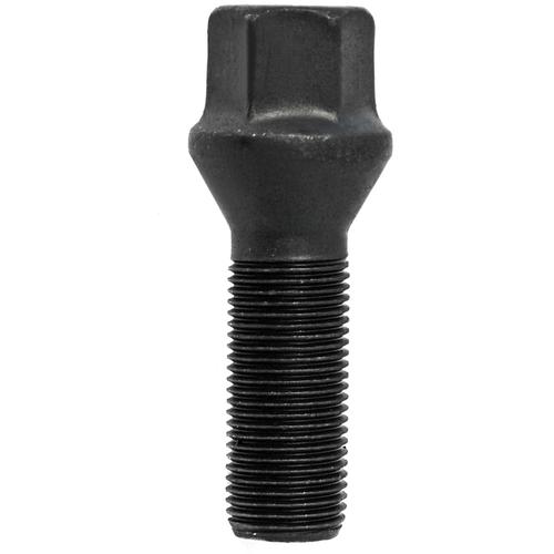 H&R Replacement Wheel Bolt Set - 48mm M14x1.25, 60° seat, Black, 17mm hex