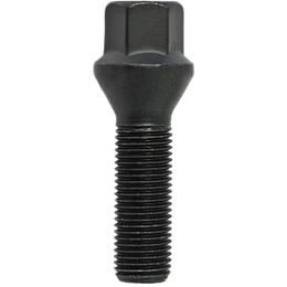 H&R Replacement Wheel Bolt Set - 28mm M14x1.5, 60° seat, Black, 17mm hex
