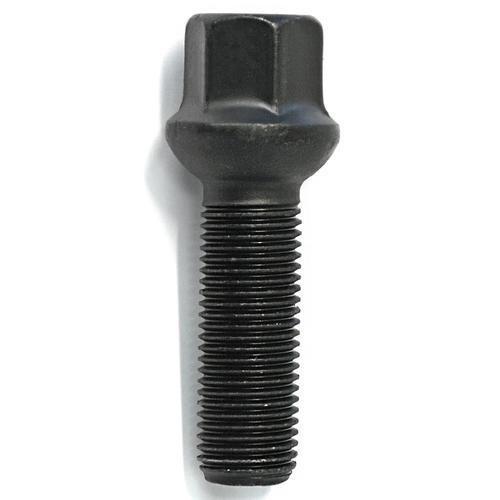 H&R Replacement Wheel Bolt Set - 28mm M14x1.5, R13 seat, Black, 17mm hex