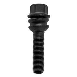 H&R Replacement Wheel Bolt Set - 26mm M14x1.5, R14 seat, Black, 19mm hex