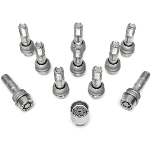 H&R Full Axle Variable PCD Wheel Bolt Set - 57mm M15x1.25, R14 seat, 17mm hex