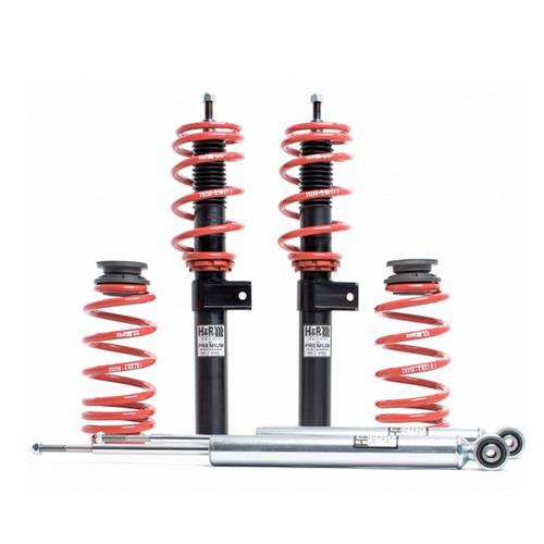 Monotube Coilover Kit Audi A3 Quattro + S3 Typ 8L, 4WD, "Comfort" Version, stabilizer-holder at the shock, without TÜV (from 1999 onwards)