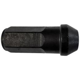 H&R Replacement Wheel Nut Set - M14x1.5, 60° seat, Black, 19mm hex, 56mm long
