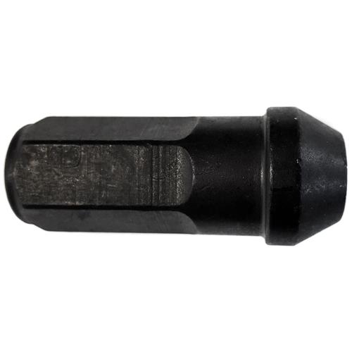 H&R Replacement Wheel Nut Set - M14x1.5, 60° seat, Black, 19mm hex, 56mm long