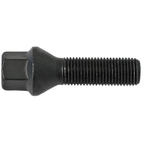 H&R Replacement Wheel Bolt Set - 35mm M14x1.5, 60° seat, Black, 17mm hex