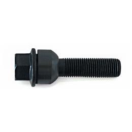 H&R Variable PCD Wheel Bolt Set - 44mm M14x1.5, R14 seat, Black, 19mm hex