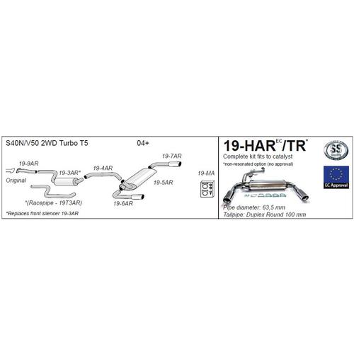 Half System Volvo S40N Turbo T5 2WD