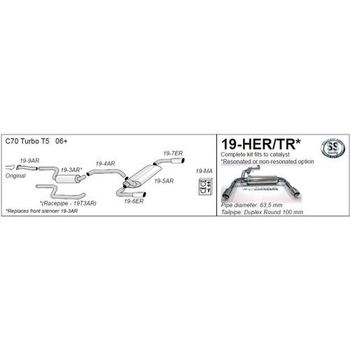 Half System Volvo C70 Turbo (2nd Gen) Turbo T5 (Hardtop)