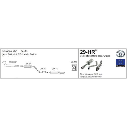 Half System Volkswagen Scirocco Mk1