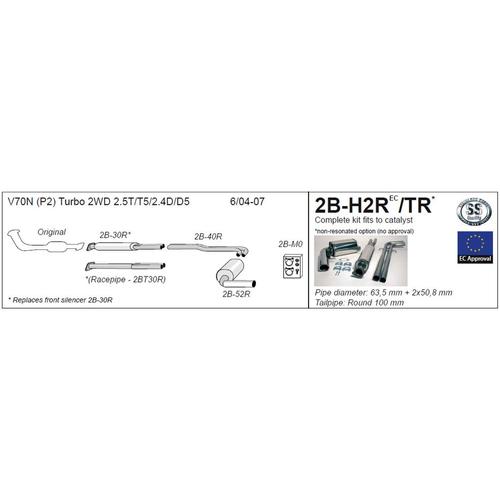Half System Volvo V70N Turbo 2WD 2.5T/T5/2.4D/D5