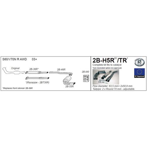Half System Volvo V70N R Turbo (03-07) 2.5 Turbo 300bhp