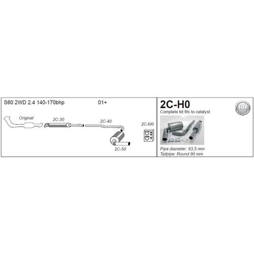 Half System Volvo S60 2WD 2.4 140-170bhp 2WD
