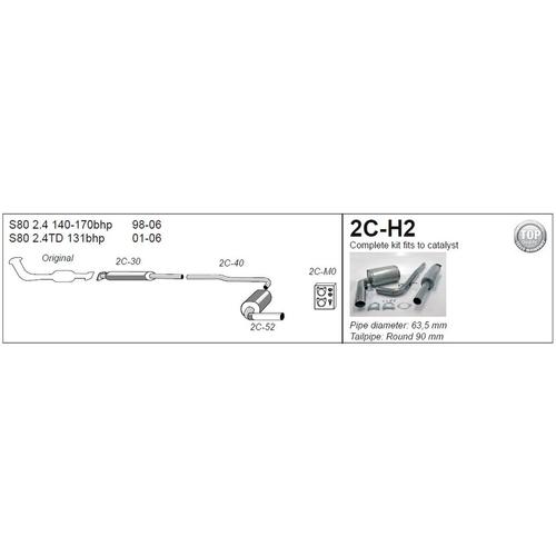 Half System Volvo S80 2.4 140-170bhp
