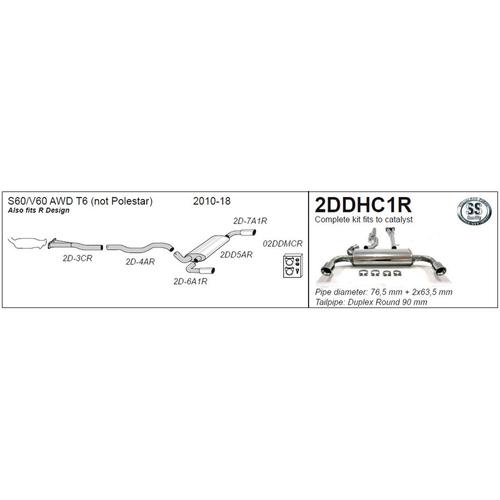 Half System Volvo S60 II AWD Turbo T6 300bhp