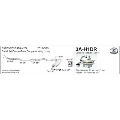 Half System BMW 420i/428i F32/F33/F36 2.0L Turbo 135kW/181bhp / 180kW/241bhp