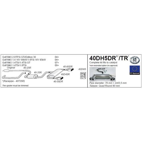 Half System Volkswagen Golf Mk6 1.4TSi 1.4TSI