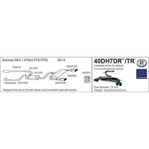 Half System Volkswagen Scirocco Mk3 2.0L Turbo