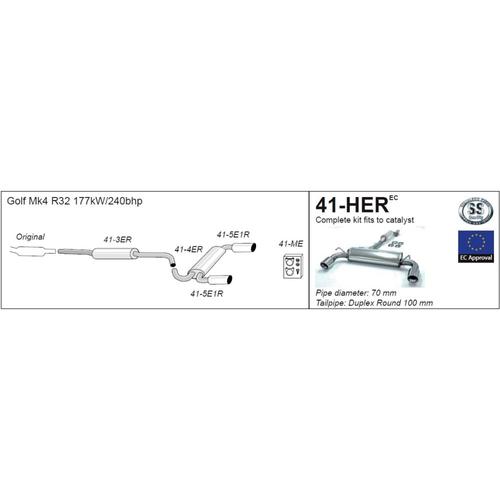 Half System Volkswagen Golf Mk4 R32 3.2 24V VR6