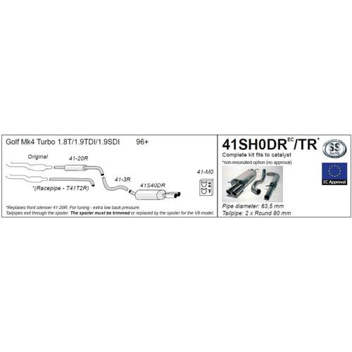 Half System Volkswagen Golf Mk4 Petrol + Diesel Turbo 1.8 Turbo/1.9TDi