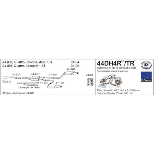 Half System Audi A4 (B6) Quattro Petrol Turbo 1.8T Saloon/Estate (+ cabrio B6/B7)