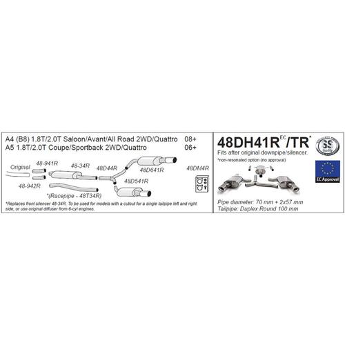 Half System Audi A5 Petrol Turbo 2WD/Quattro 1.8T/2.0T