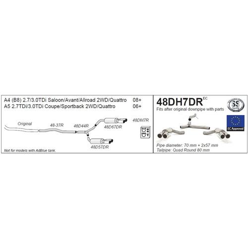 Half System Audi A5 Diesel Turbo 2WD/Quattro 2.7/3.0TDI