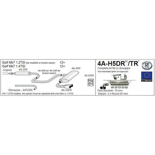 Half System Volkswagen Golf Mk7 non-GTI 1.2TSI/1.4TSI