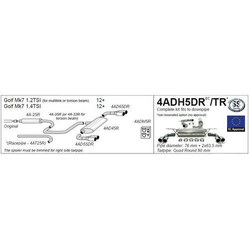 Half System Volkswagen Golf Mk7 non-GTI 1.2TSI/1.4TSI