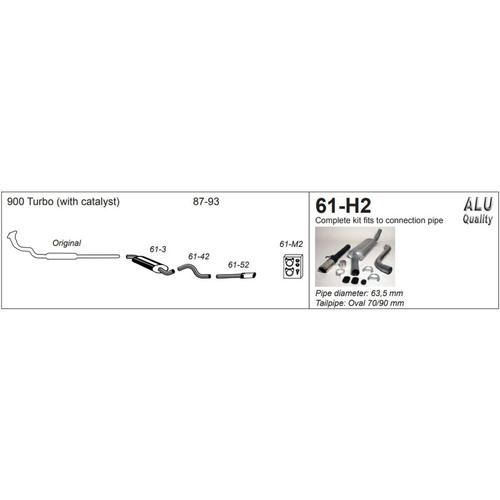 Half System Saab 900 Turbo (CAT models)
