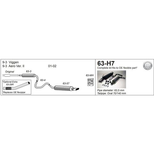 Half System Saab 9-3 Viggen