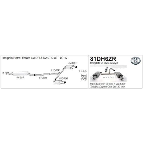 Half System Vauxhall Insignia Petrol Turbo 4WD Estate 1.6T/2.0T/2.8T
