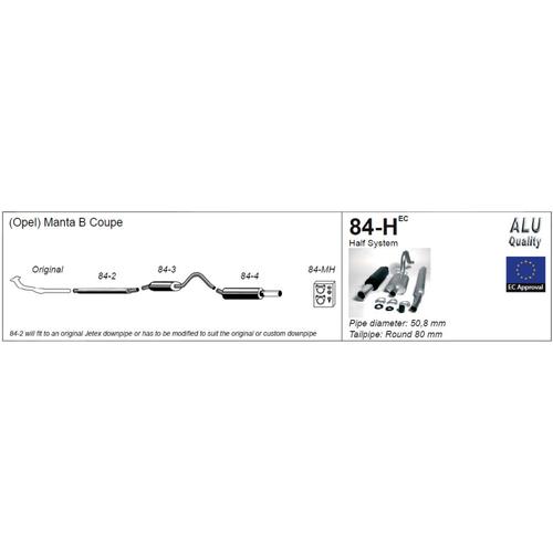 Half System Opel Manta 1.9/2.0 B GTE Coupe