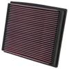 K&N Replacement Element Panel Filter to fit Audi A6/S6/RS6 (4B/C5) 1.8i (from 1997 to 2004)