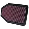 K&N Replacement Element Panel Filter to fit Jeep Wrangler III (JK) 3.8i (from 2007 to 2012)