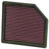 K&N Replacement Element Panel Filter to fit Ford Mustang 5.4i (from 2007 to 2009)