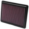 K&N Replacement Element Panel Filter to fit Honda Accord IX 3.5i (from 2008 to 2012)