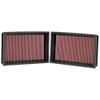 K&N Replacement Element Panel Filter to fit Rolls-Royce Phantom (RR1) 6.7 (from Oct 2006 to 2017)