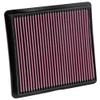 K&N Replacement Element Panel Filter to fit Chrysler Voyager IV / Grand Voyager 2.8d (from 2008 to 2011)