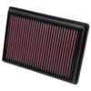 K&N Replacement Element Panel Filter to fit Chevrolet Aveo II 1.2i (from 2011 to 2014)