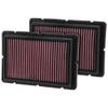 K&N Replacement Element Panel Filter to fit Ferrari F430/430 F430 Berlinetta (from 2005 to 2010)