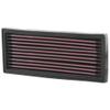 K&N Replacement Element Panel Filter to fit Fiat Punto I (176) 1.1i (from 1993 to 2000)