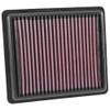 K&N Replacement Element Panel Filter to fit Ford Fiesta V 2.0i (from 2005 to 2008)