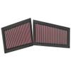 K&N Replacement Element Panel Filter to fit Mercedes CLS (C219) CLS320 CDi (from 2007 to 2009)